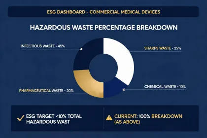 Hazardous waste percentage